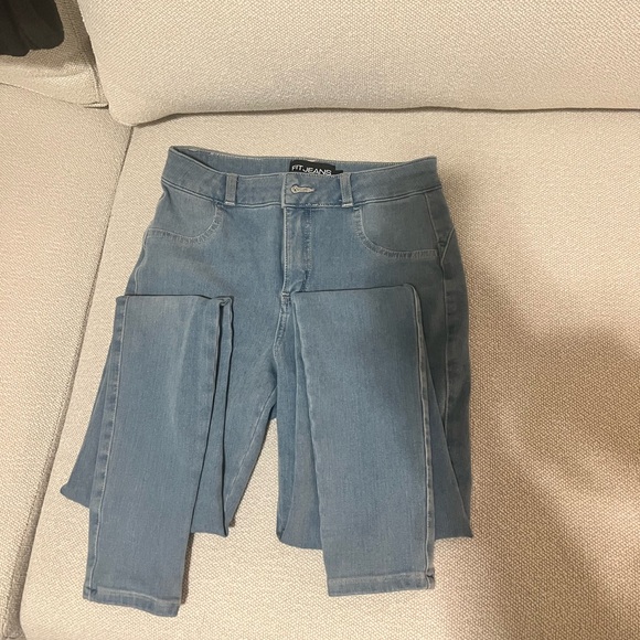 FITJEANS Light Blue Women's Skinny Jeans - Picture 3 of 6